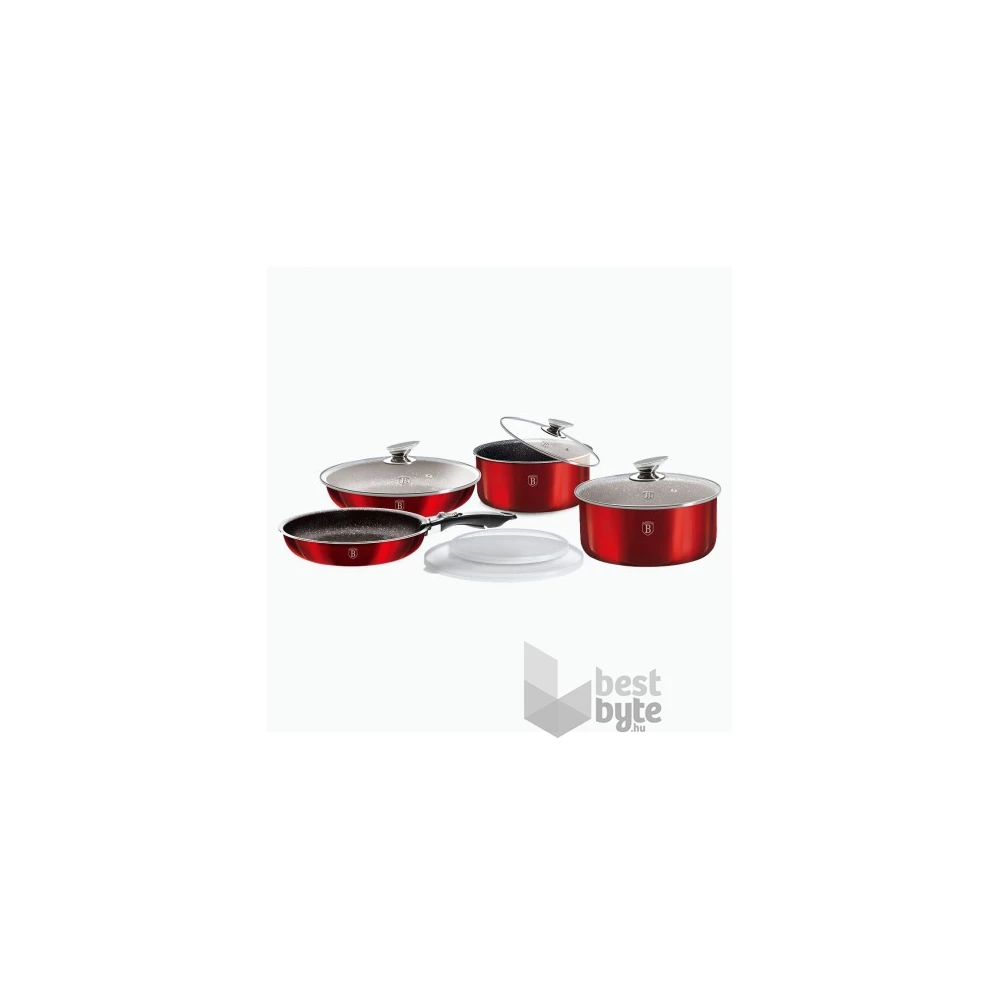 Berlinger Haus BH/6145 Metallic Line Burgundy Edition 9 részes edénykészlet