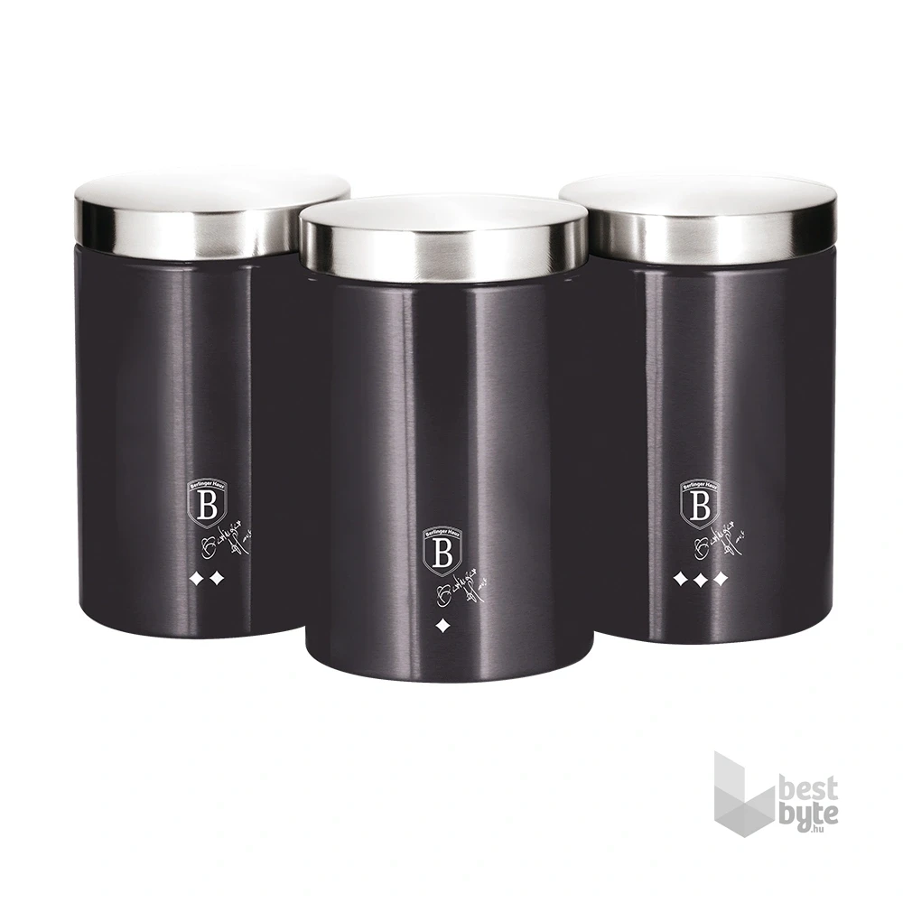 Berlinger Haus BH/6718 Carbon Pro Collection 3 részes tároló szett