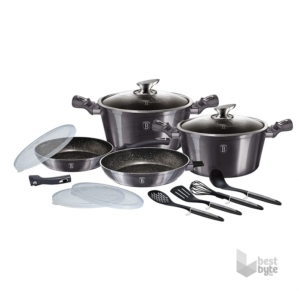 Berlinger Haus BH/7059Metallic Line Carbon Pro Edition 13 részes edénykészlet
