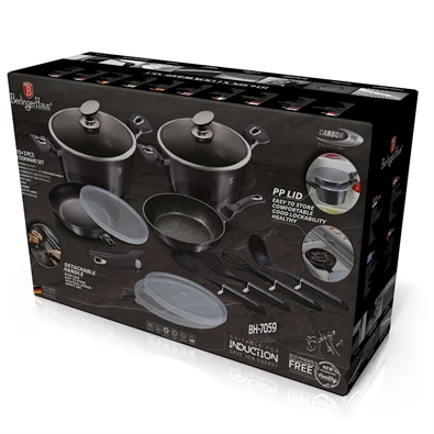 Berlinger Haus BH/7059Metallic Line Carbon Pro Edition 13 részes edénykészlet