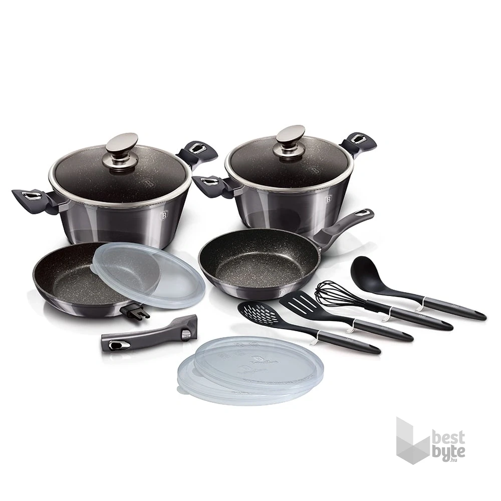 Berlinger Haus BH/7059Metallic Line Carbon Pro Edition 13 részes edénykészlet