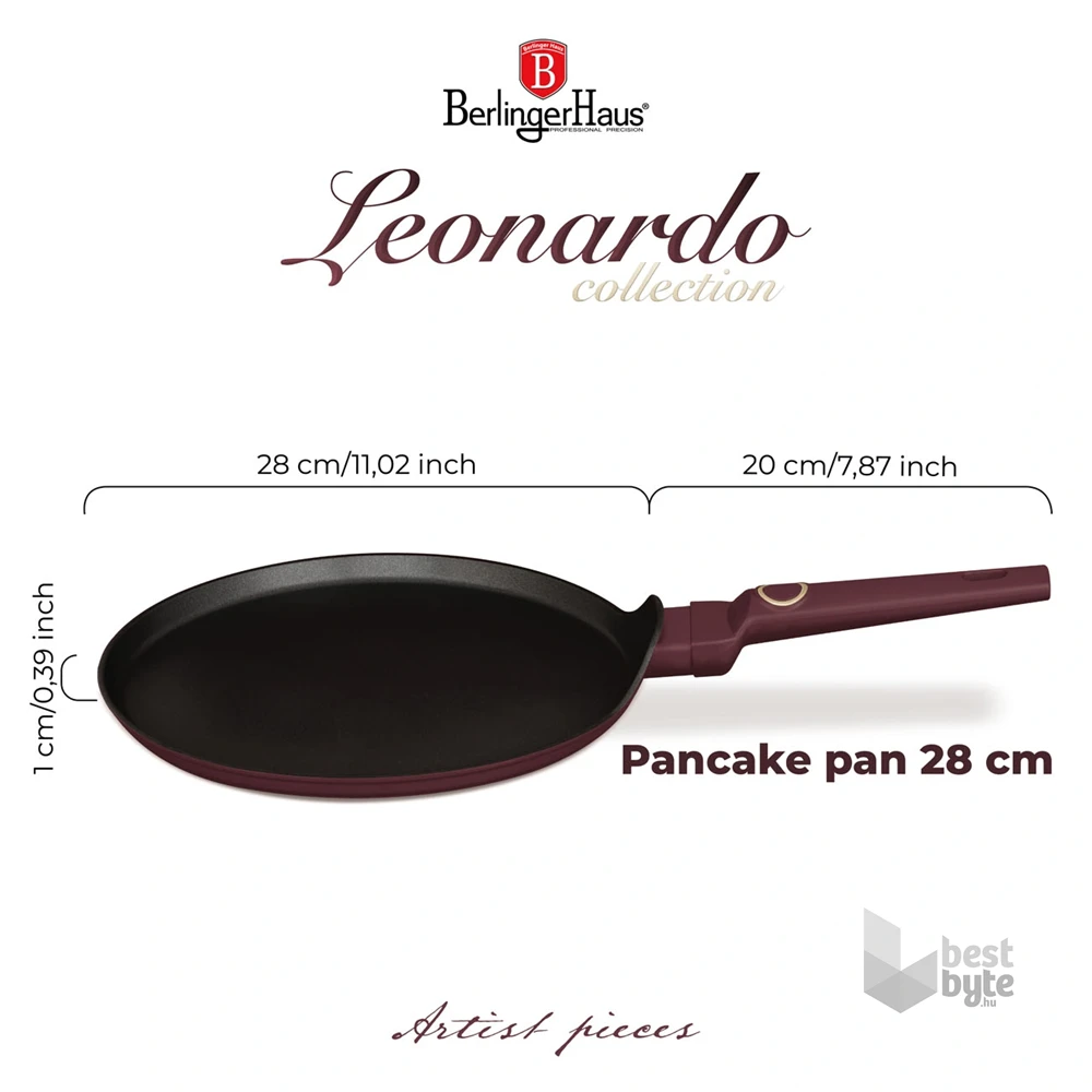 Berlinger Haus BH/8026 Leonardo Collection 28 cm palacsintasütő
