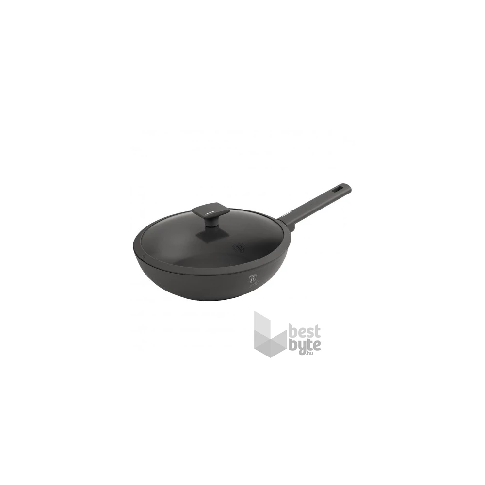 Berlinger Haus BH/8124 Antracit Collection 28 cm wok serpenyő fedővel