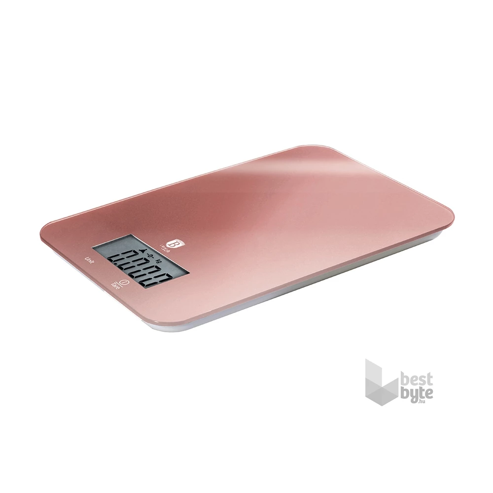 Berlinger Haus BH/9110 5 kg kapacitású, pink konyhai mérleg