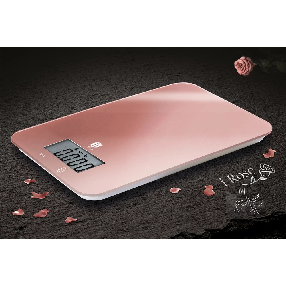Berlinger Haus BH/9110 5 kg kapacitású, pink konyhai mérleg