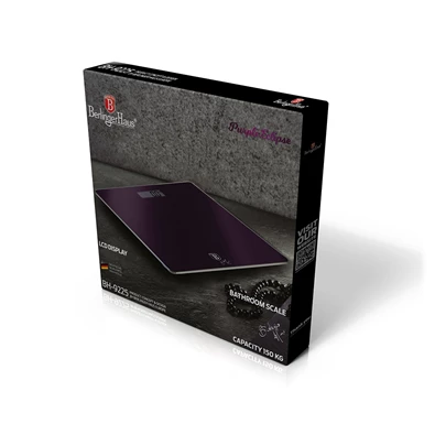 Berlinger Haus BH/9225 Purple Eclipse Collection 150 kg kapacitású, lila személymérleg
