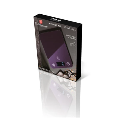 Berlinger Haus BH/9364 Purple Eclipse Collection 5 kg kapacitású, lila konyhai mérleg