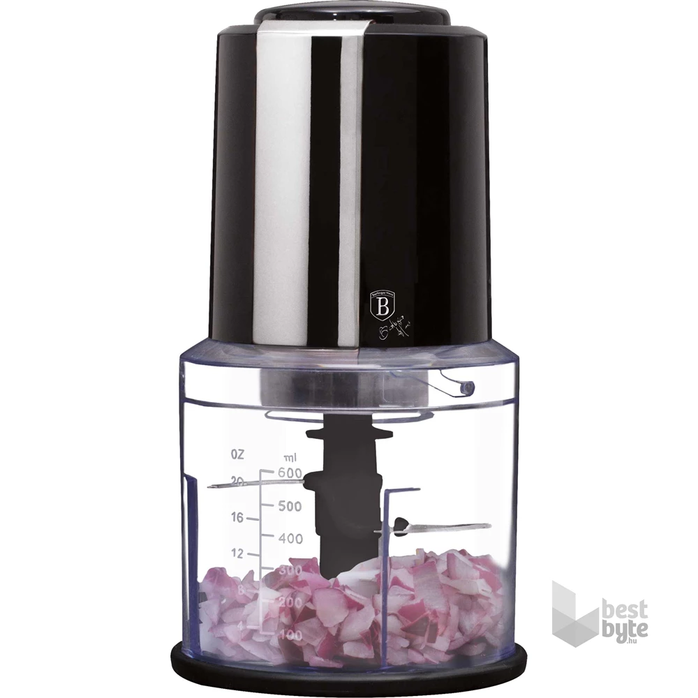 Berlinger Haus BH/9379 2in1 0,6L fekete mini chopper aprító