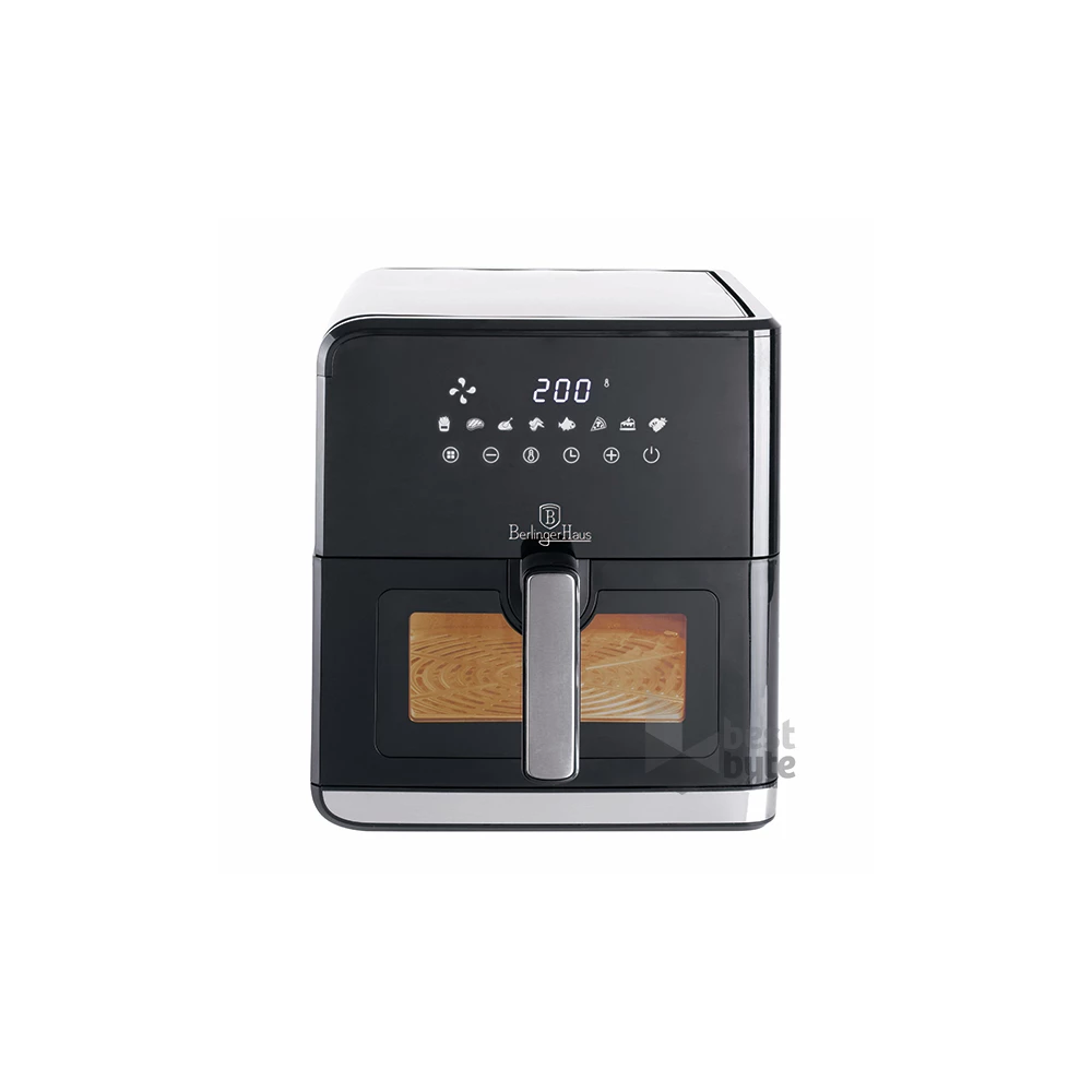 Berlinger Haus BH/9470 L fekete- ezüst 7,5 L forrólevegős sütő