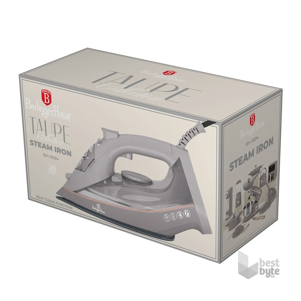 Berlinger Haus BH/9594 matt taupe gőzölős vasaló