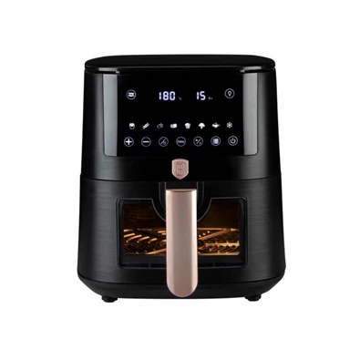 Berlinger Haus BH/9604 fekete- rózsaarany 8 L forrólevegős sütő