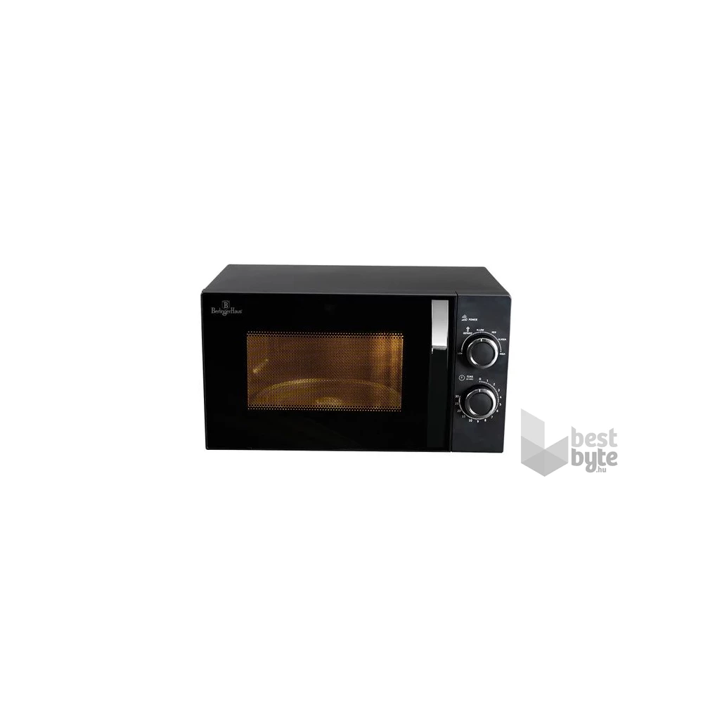 Berlinger Haus BH/9626 700W 20L fekete mechanikus mikrohullámú sütő