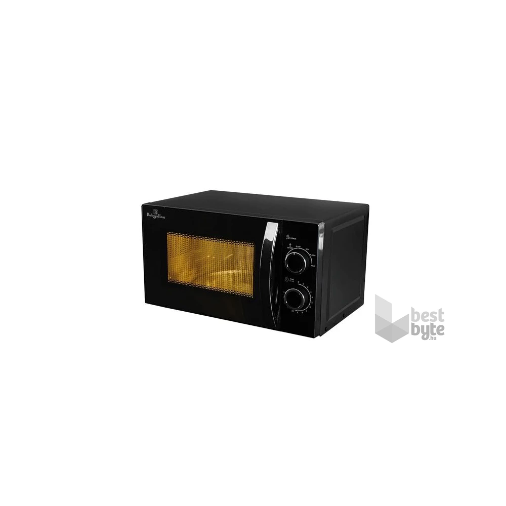 Berlinger Haus BH/9626 700W 20L fekete mechanikus mikrohullámú sütő