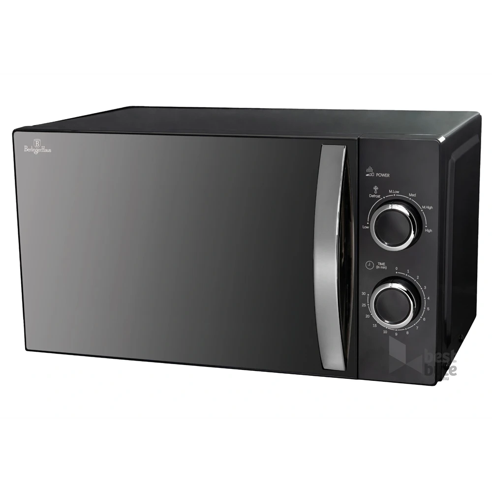 Berlinger Haus BH/9626 700W 20L fekete mechanikus mikrohullámú sütő