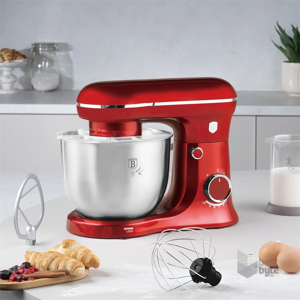 Berlinger Haus BH/9864 1500W, 5L burgundi konyhai robotgép