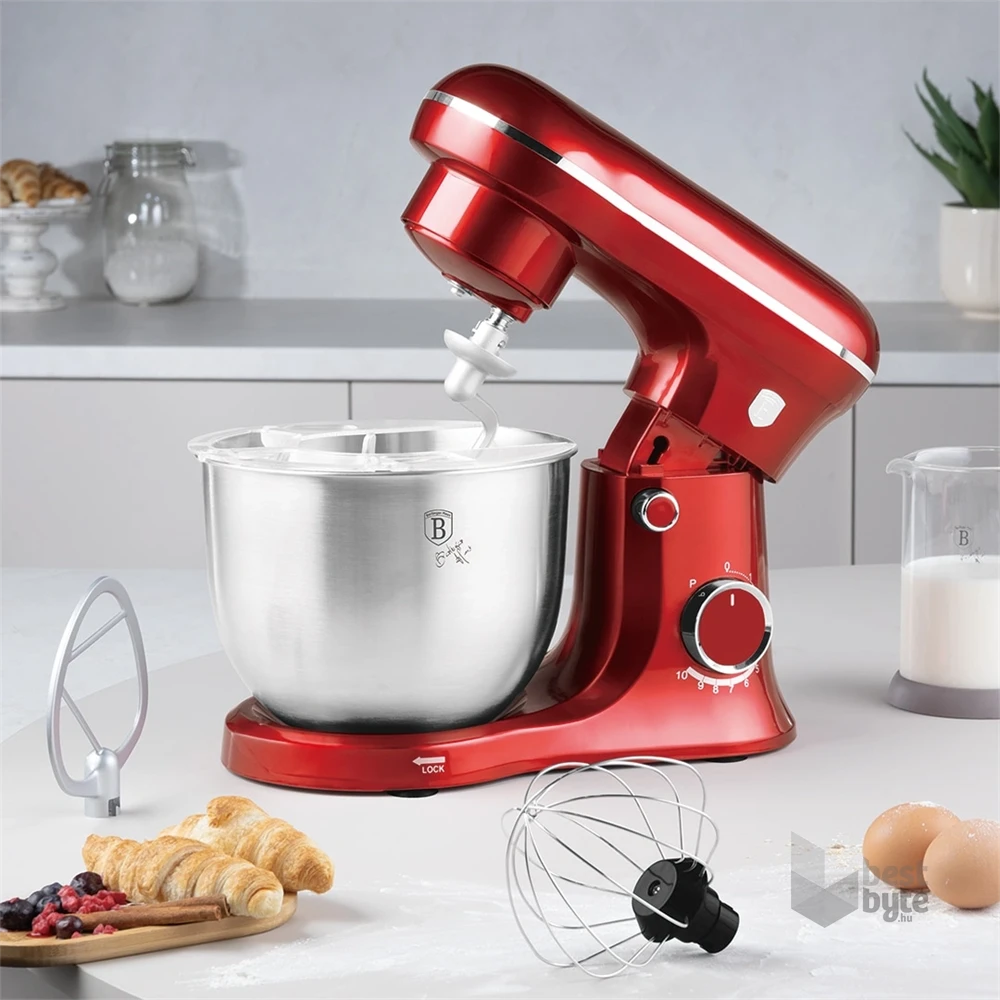 Berlinger Haus BH/9864 1500W, 5L burgundi konyhai robotgép