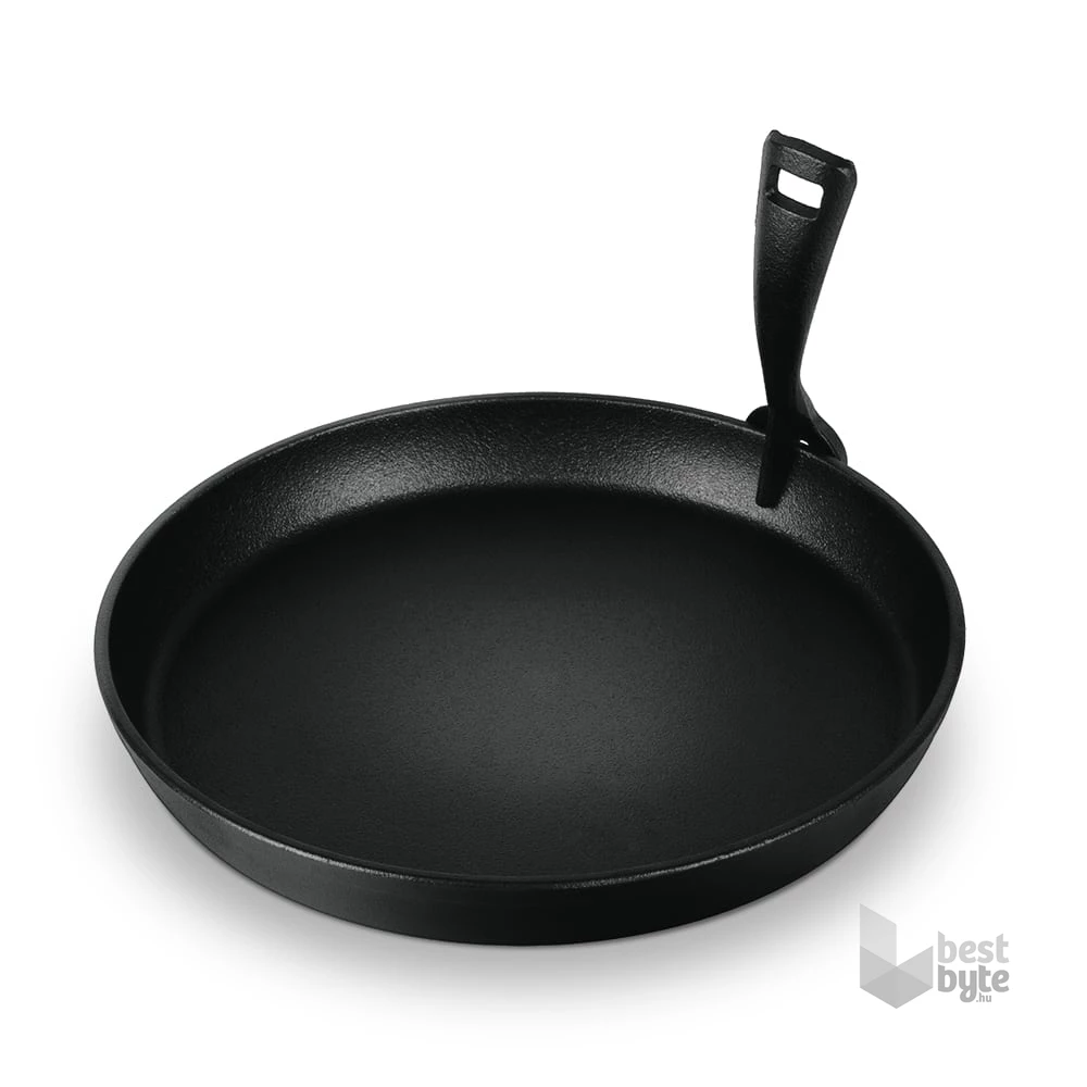 Berlinger Haus LP-BH-189 levehető nyéllel, 21 cm, fekete öntöttvas kerek grill sütőlap