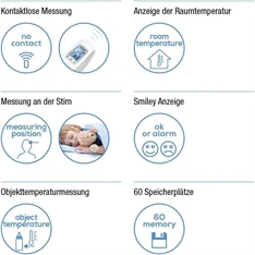 Beurer FT90 érintés nélküli lázmérő