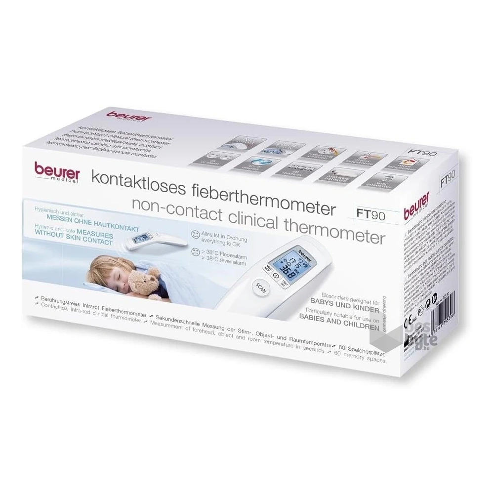 Beurer FT90 érintés nélküli lázmérő