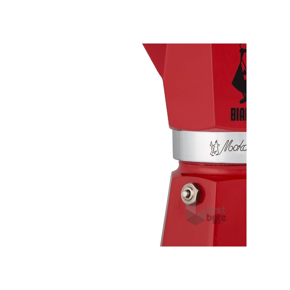 Bialetti 4943 Moka Express piros 6 személyes kotyogós kávéfőző