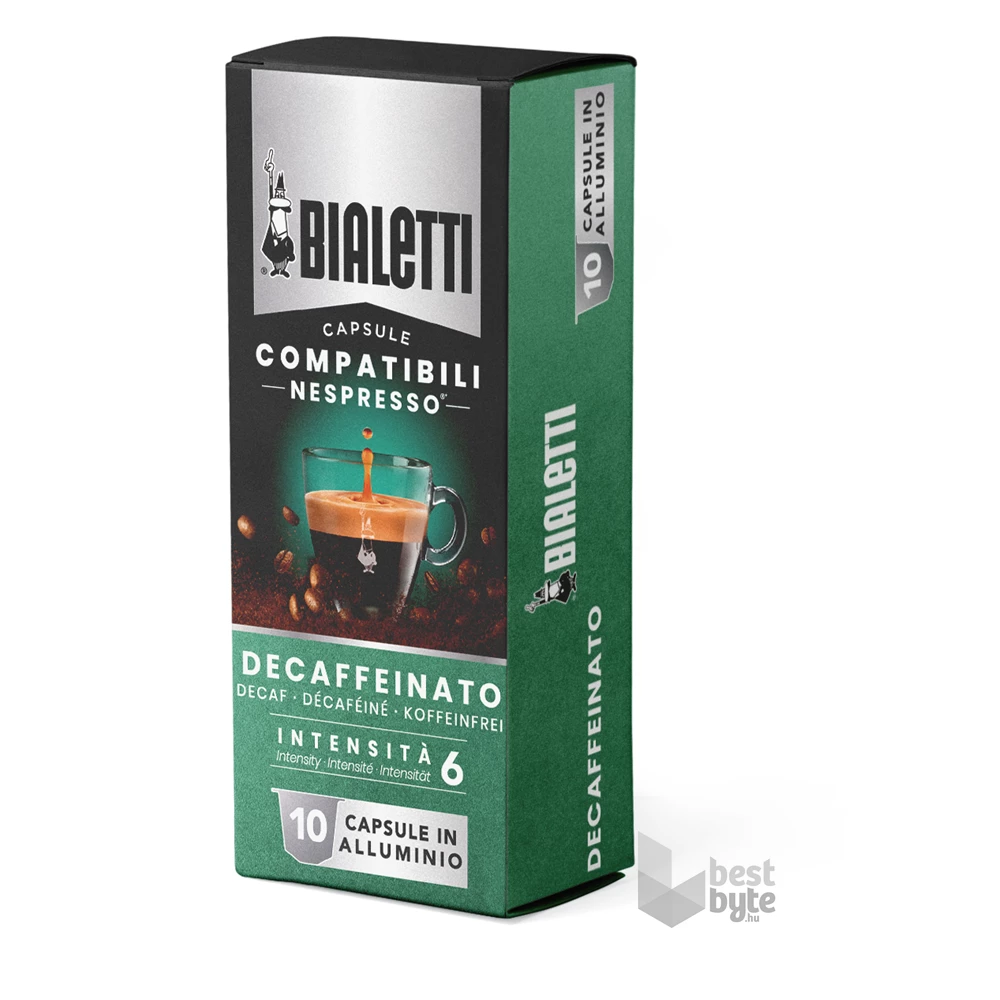 Bialetti Decaffeinato Nespresso kompatibilis koffeinmentes 10 db kávékapszula