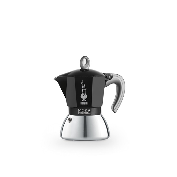 Bialetti Moka Induction kotyogós kávéfőző 4 adag, fekete (6934)