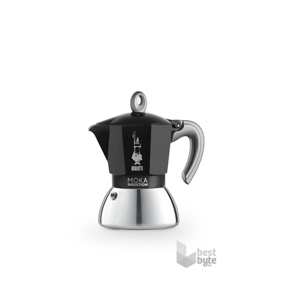 Bialetti Moka 6934 Induction fekete 4 személyes indukciós kotyogós kávéfőző