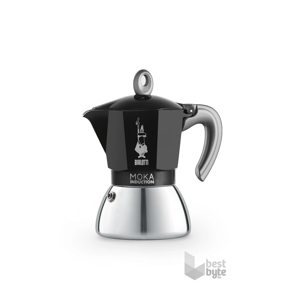 Bialetti Moka 6936 Induction fekete 6 személyes indukciós kotyogós kávéfőző