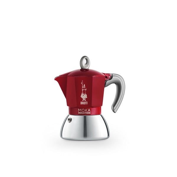 Bialetti Moka Induction kotyogós kávéfőző 4 adag, piros (6944)