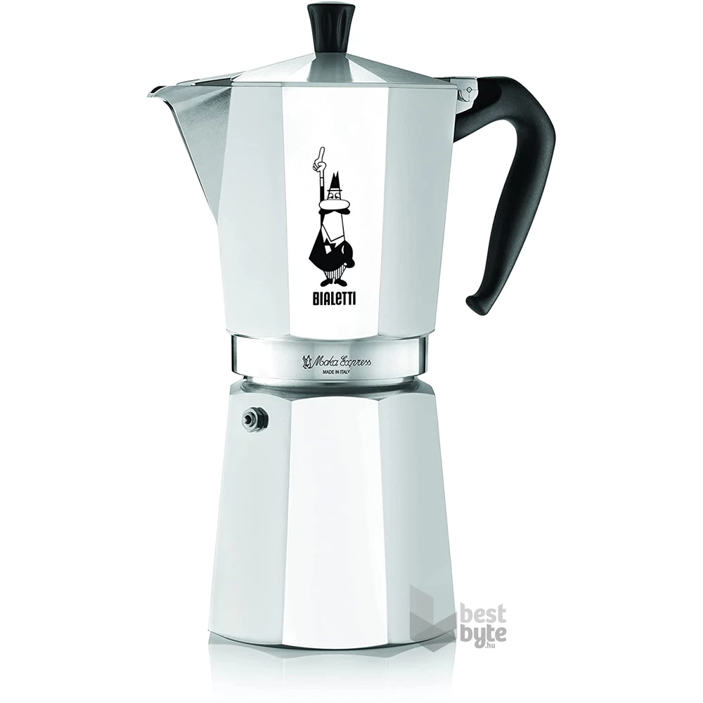 Bialetti Moka Express inox 12 személyes kotyogós kávéfőző