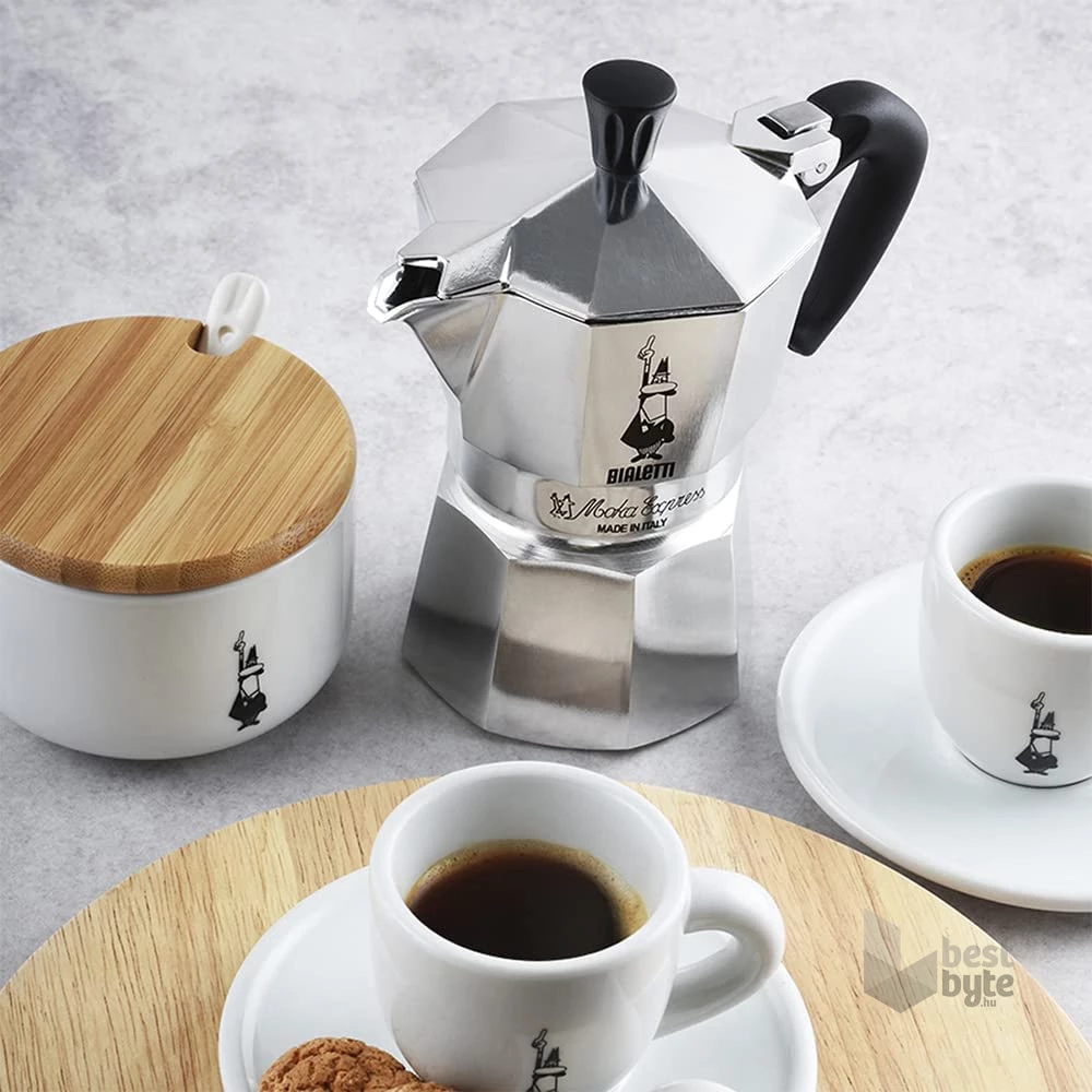 Bialetti Moka Express inox 12 személyes kotyogós kávéfőző