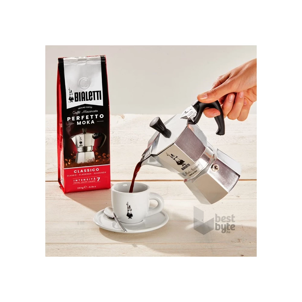Bialetti Moka Express inox 18 személyes kotyogós kávéfőző