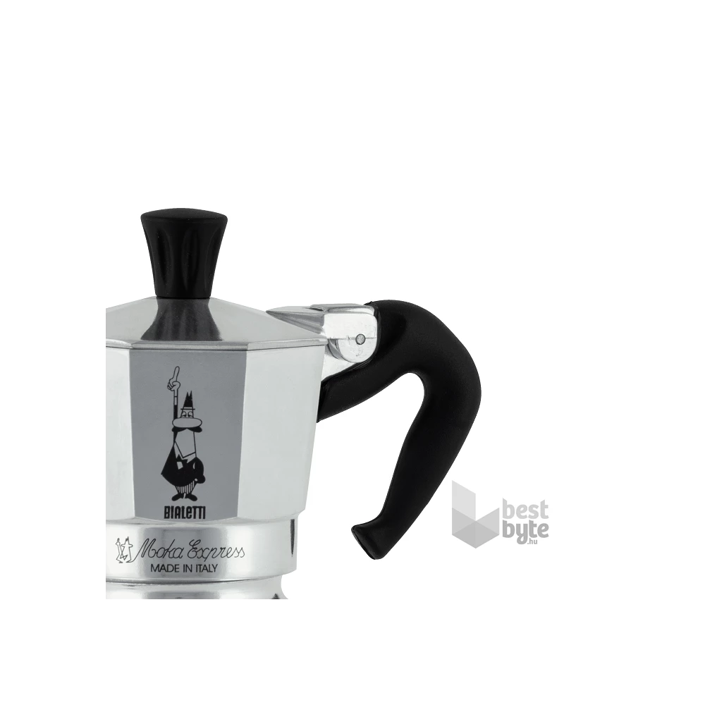 Bialetti Moka Express inox 1 személyes kotyogós kávéfőző
