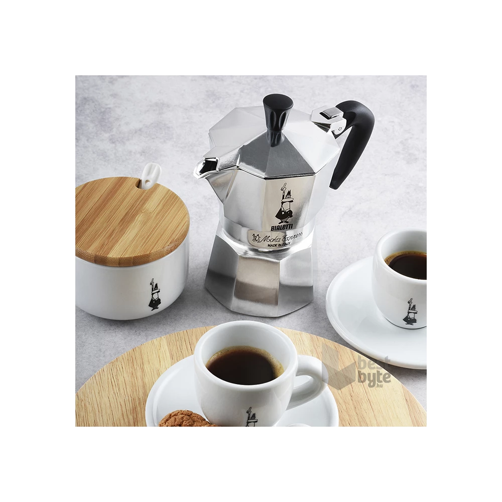 Bialetti Moka Express inox 1 személyes kotyogós kávéfőző