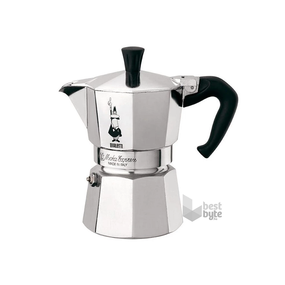 Bialetti Moka Express inox 6 személyes kotyogós kávéfőző