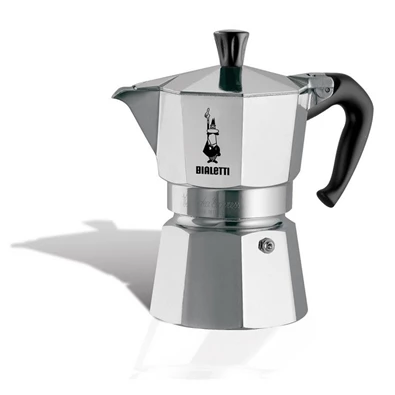 Bialetti Moka Express inox 2 személyes kotyogós kávéfőző