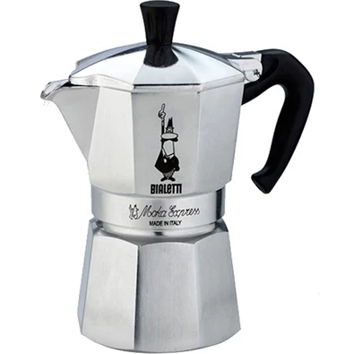 Bialetti Moka Express inox 2 személyes kotyogós kávéfőző