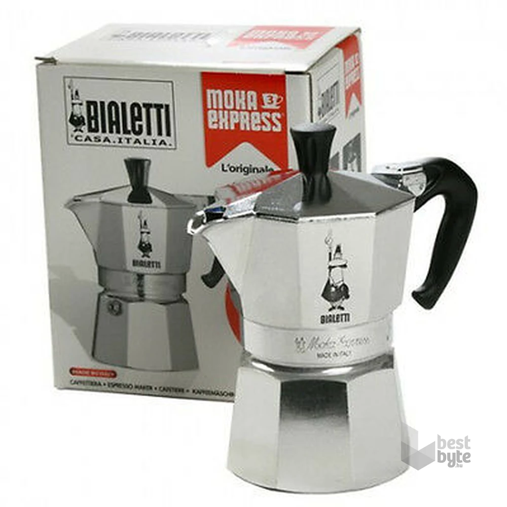 Bialetti Moka Express 2 személyes kotyogós kávéfőző