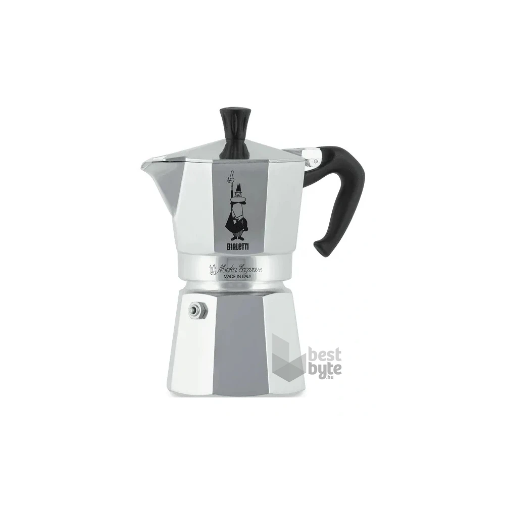 Bialetti Moka Express inox 6 személyes kotyogós kávéfőző