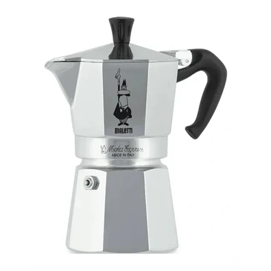 Bialetti Moka Express inox 6 személyes kotyogós kávéfőző