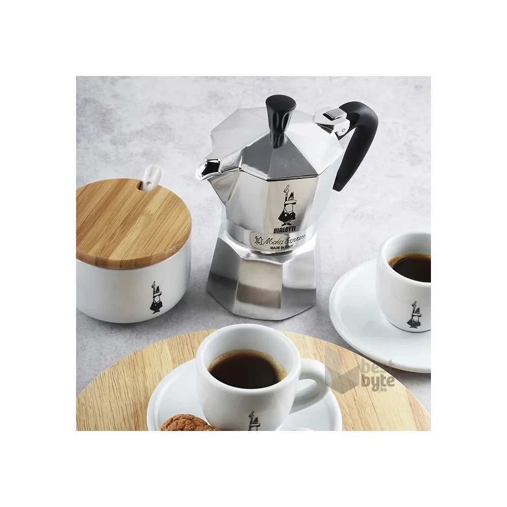 Bialetti Moka Express inox 6 személyes kotyogós kávéfőző
