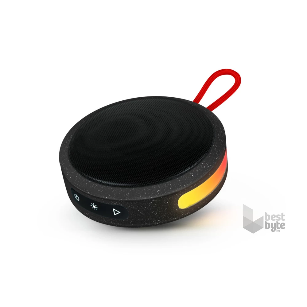 BigBen 2809237 Party Nano vezeték nélküli világító fekete Bluetooth hangszóró