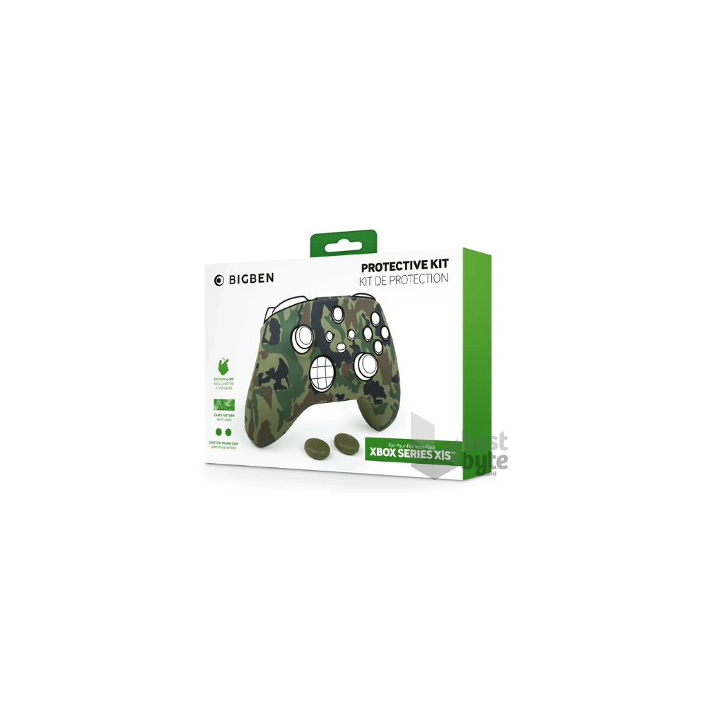 BigBen 2807375 Xbox Series X Camo szilikon kontroller védő csomag