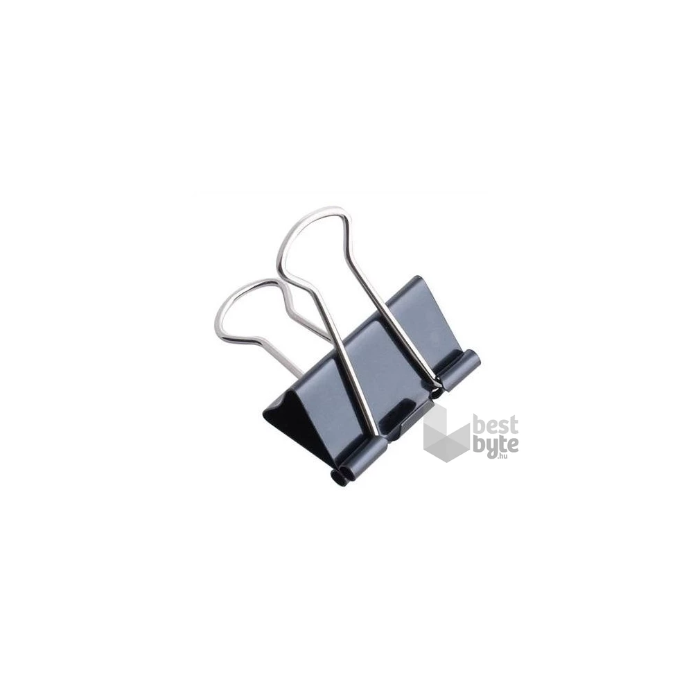 Binder 15mm 12db-os fekete iratcsipesz