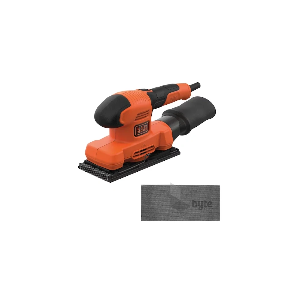 Black&Decker BEW220KAX-QS 150W kofferban 10 db csiszolópapírral vibrációs csiszoló