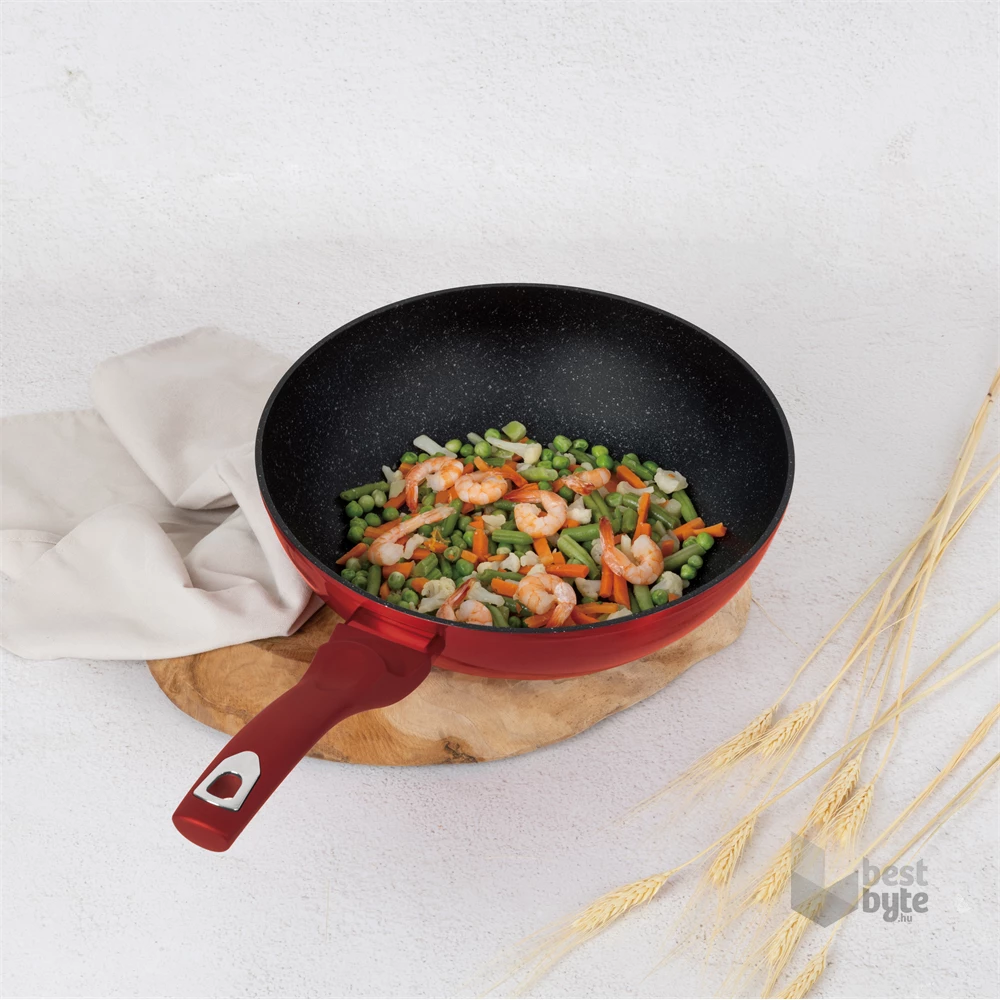 Blaumann BL-3983 Burgundy Collection 28 cm wok