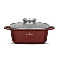 Blaumann BL-4092 4,4L Cerastone Collection 24 cm-es négyzet alakú edény fedővel