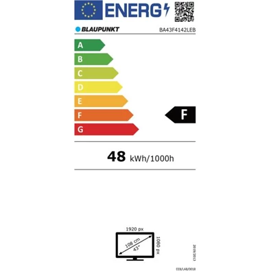 Blaupunkt 43" BA43F4142LEB Full HD Android Smart LED TV