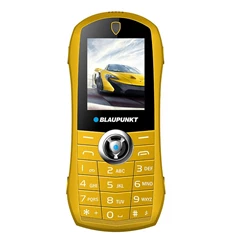Blaupunkt Car 1,8" sárga kártyafüggő mobiltelefon + Hello Kártyás Expressz csomag