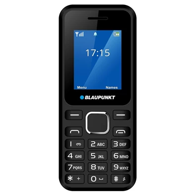 Blaupunkt FS 04 1,8" fekete kártyafüggő mobiltelefon + Hello Kártyás Expressz csomag